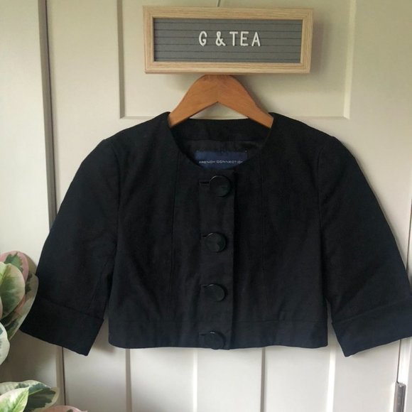 French Connection Cropped Jacket - Picture 1 of 6